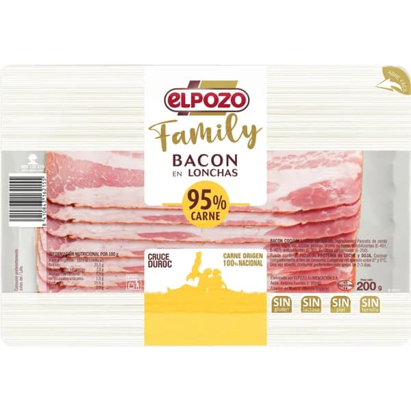 Bacon Lonchas - 0.2 kg - Imagen del producto en Findit