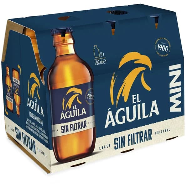 Cerveza Sin Filtrar Mini Botellin P-6 - 1.2 l - Imagen del producto en Findit