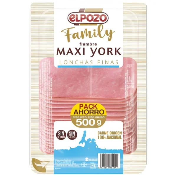 Fiambre York Maxi 500G - 0.5 kg - Imagen del producto en Findit