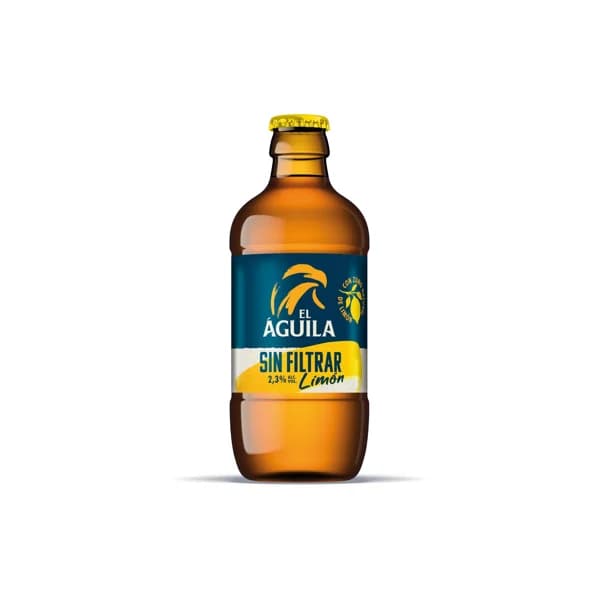 Cerveza Sin Filtrar Limón Botella 33CL - 0.33 l - Imagen del producto en Findit