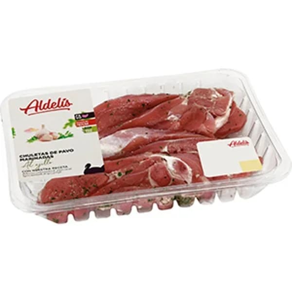 Chuletas de Pavo Adobadas al Ajillo - 0.5 kg - Imagen del producto en Findit