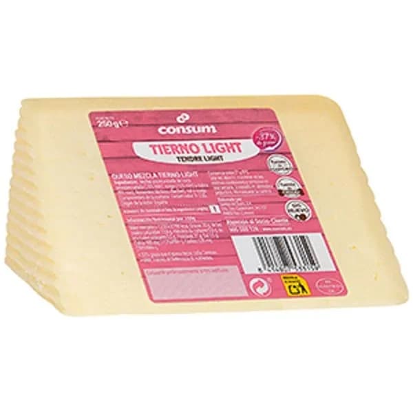 Queso Tierno Light Leche Pasteurizada - 1 ud - Imagen del producto en Findit