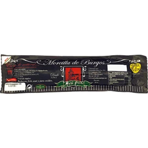 Morcilla de Burgos - 0.27 kg - Imagen del producto en Findit