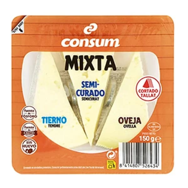 Tabla Mixta de Quesos - 0.15 kg - Imagen del producto en Findit