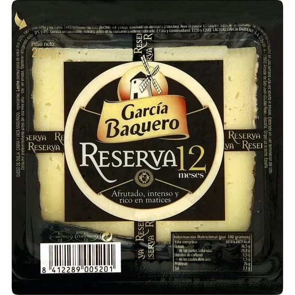 Queso Mezcla Reserva 12 Meses - 0.2 kg - Imagen del producto en Findit