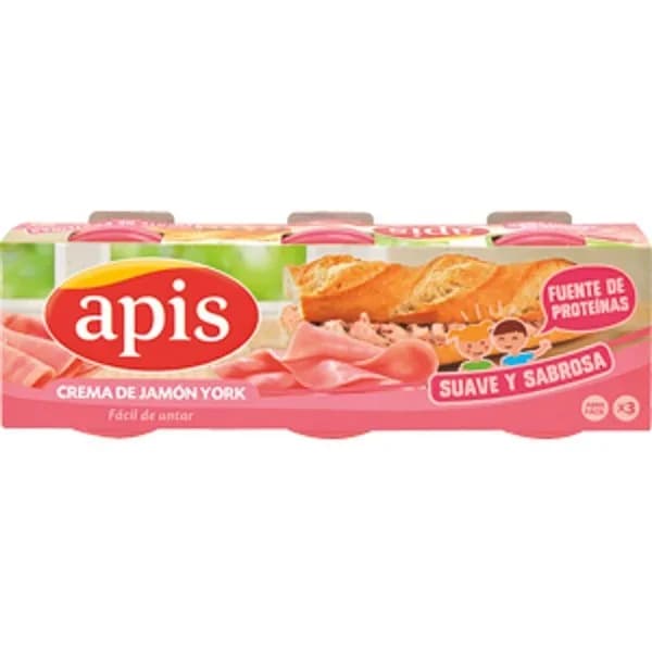 Crema de Jamón de York Pack de 3 - 0.24 kg - Imagen del producto en Findit