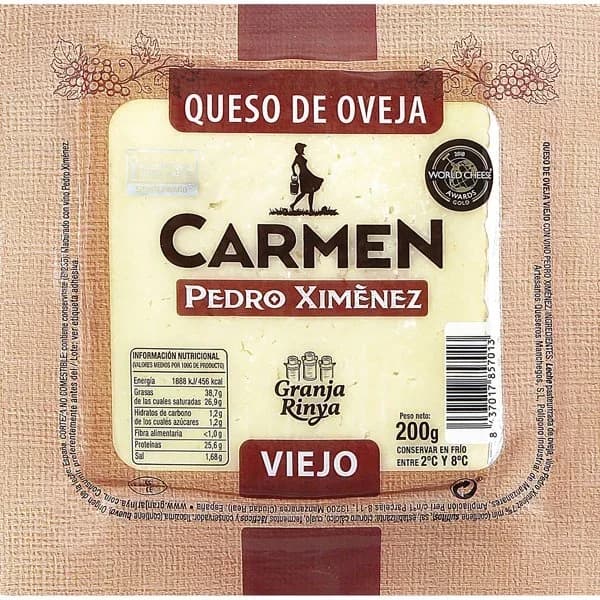 Queso Oveja al Pedro Ximénez - 0.2 kg - Imagen del producto en Findit