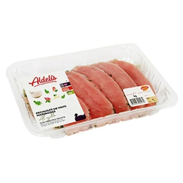 Pechuga de Pavo Adobada Ajillo - 0.45 kg - Imagen del producto en Findit