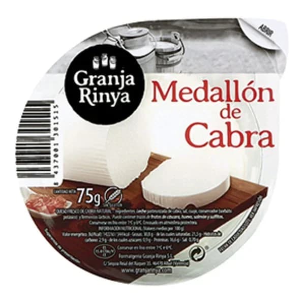 Queso Cabra Medallón - 0.08 kg - Imagen del producto en Findit