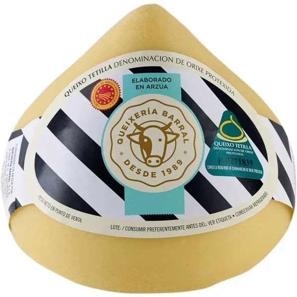 Queso Tetilla Dop Peso Aproximado 550 Gr. - 0.55 kg - Imagen del producto en Findit