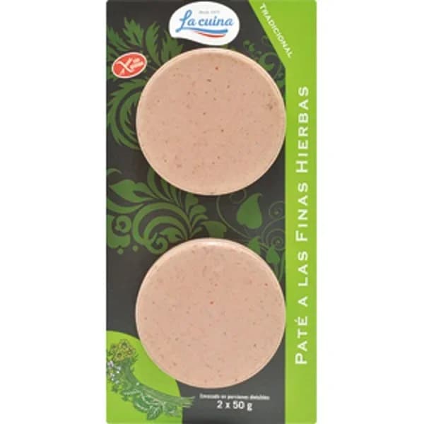 Paté Finas Hierbas Pack de 2 Unidades - 0.1 kg - Imagen del producto en Findit