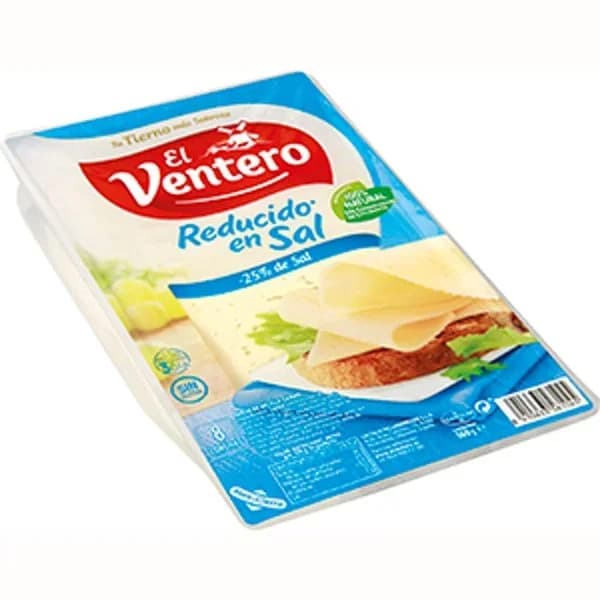 Queso Bajo en Sal Lonchas - 0.2 kg - Imagen del producto en Findit