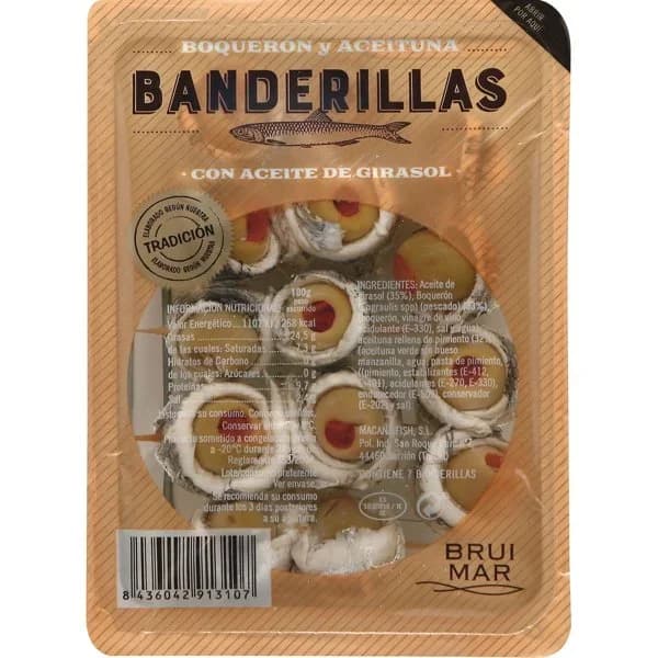 Banderilla Boquerón y Aceituna - 0.12 kg - Imagen del producto en Findit