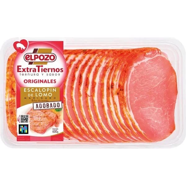 Escalopín Lomo Adob. Extratierno - 0.6 kg - Imagen del producto en Findit