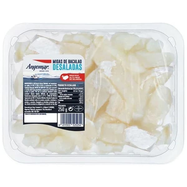 Migas de Bacalao Desaladas - 0.25 kg - Imagen del producto en Findit