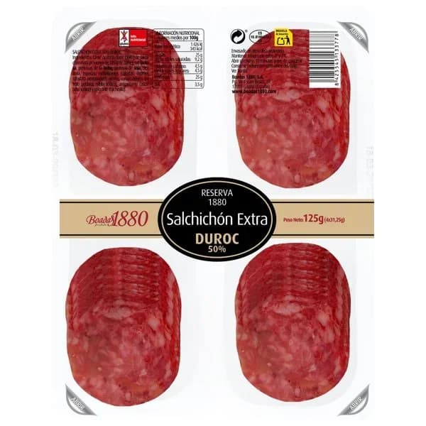 Salchichón Extra Reserva 50% Duroc - 0.12 kg - Imagen del producto en Findit