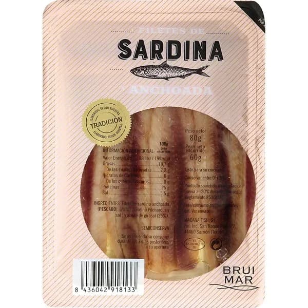 Lomo Sardina Anchoada - 0.06 kg - Imagen del producto en Findit