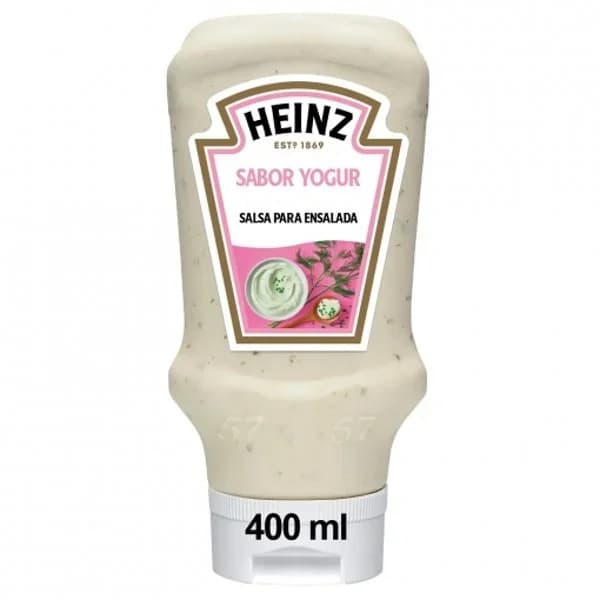 Salsa para ensalada sabor yogur Heinz envase 400 ml. - 0.4 kg - Imagen del producto en Findit