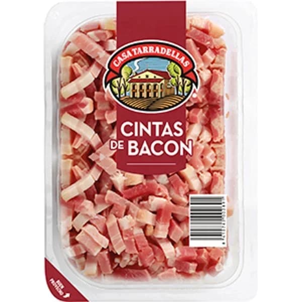 Bacón en cintas CASA TARRADELLAS, bandeja 150 g - 0.15 kg - Imagen del producto en Findit