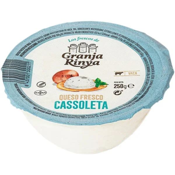 Queso Fresco Cassoleta Tarrina - 0.25 kg - Imagen del producto en Findit