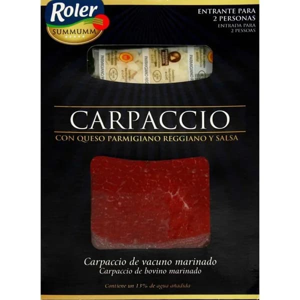 Carpaccio Marinado - 0.11 kg - Imagen del producto en Findit