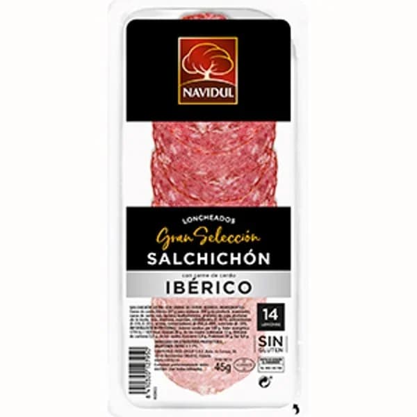 Salchichón Ibérico Lonchas - 0.04 kg - Imagen del producto en Findit