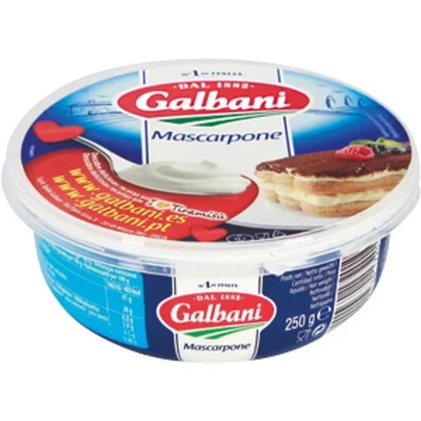 Mascarpone - 0.25 kg - Imagen del producto en Findit
