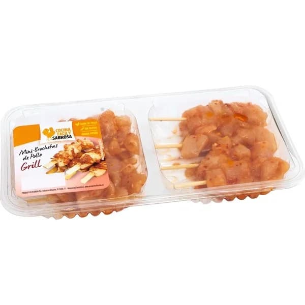 Brochetas Pollo Grill Mini - 0.24 kg - Imagen del producto en Findit