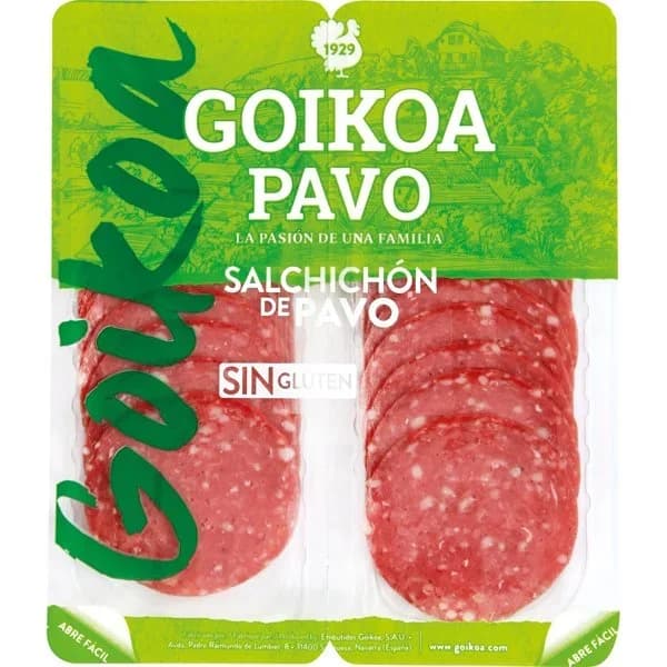 Salchichón de Pavo 2 Unidades - 0.13 kg - Imagen del producto en Findit