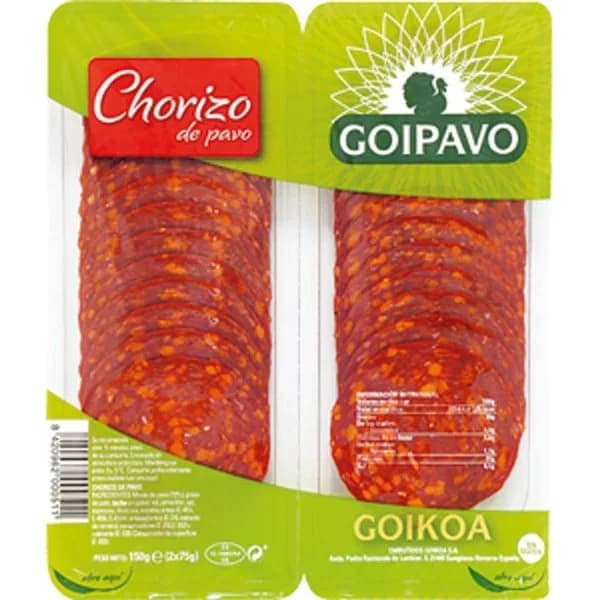 Chorizo de Pavo - 0.13 kg - Imagen del producto en Findit