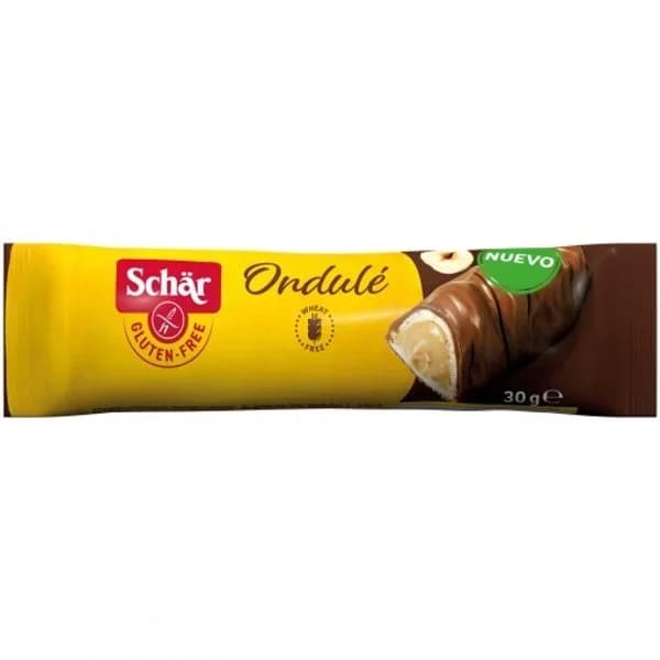 Barrita de chocolate con avellanas sin gluten ondulé Dr. Schar bolsa 30 g - 0.03 kg - Imagen del producto en Findit