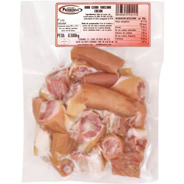 Rabo de Cerdo Cocido - 0.5 kg - Imagen del producto en Findit