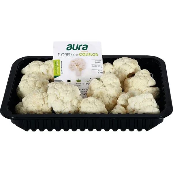 Floretes Coliflor Bandeja - 0.5 kg - Imagen del producto en Findit
