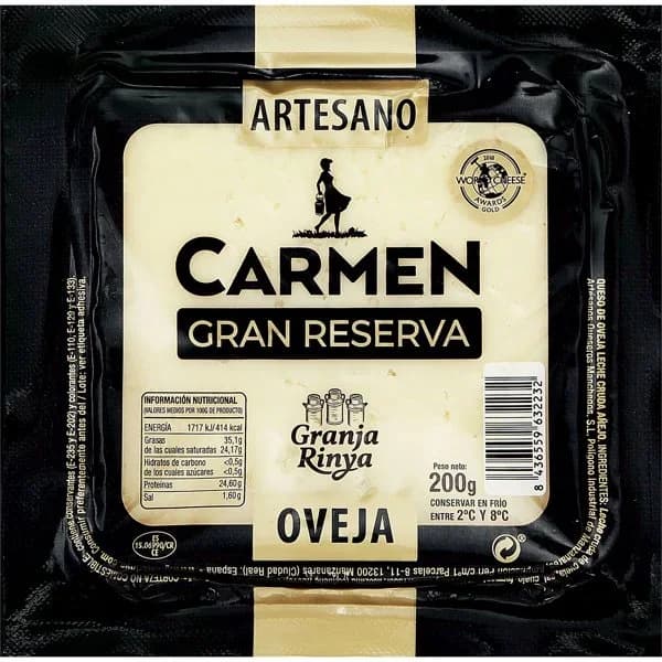Queso de Oveja Añejo Leche Cruda - 0.2 kg - Imagen del producto en Findit