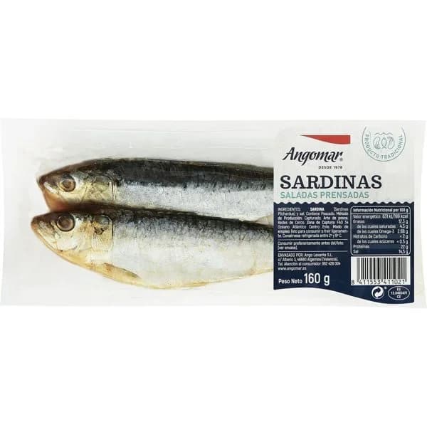 Sardinas Saladas - 0.16 kg - Imagen del producto en Findit