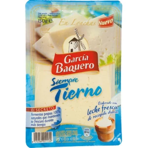 Queso Tierno Mezcla Lonchas - 0.15 kg - Imagen del producto en Findit