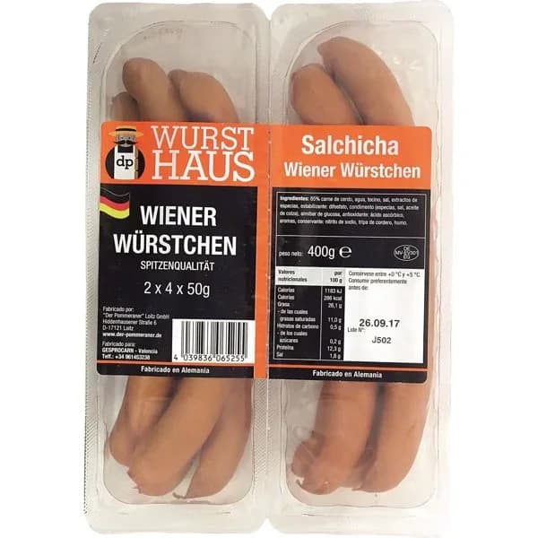 Salchicha Wiener - 1 ud - Imagen del producto en Findit