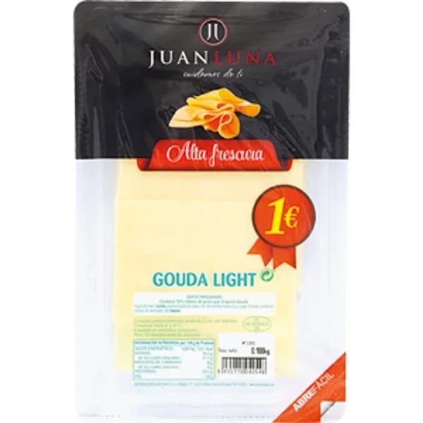 Queso Lonchas Gouda Light - 0.1 kg - Imagen del producto en Findit