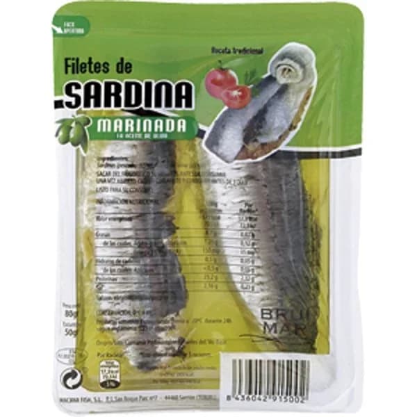 Sardina Marinada - 0.05 kg - Imagen del producto en Findit