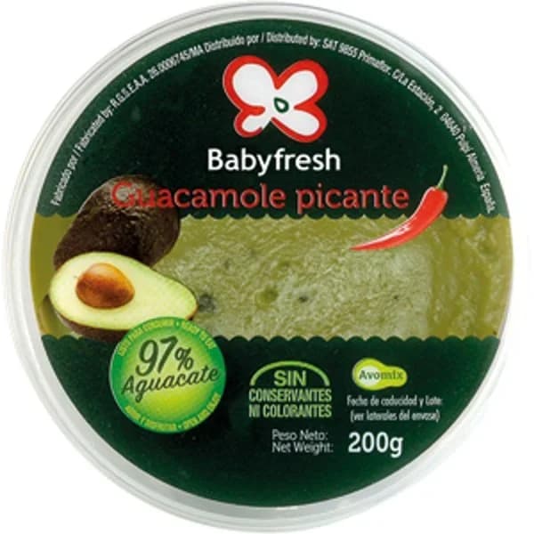 Guacamole Picante Tarrina - 0.2 kg - Imagen del producto en Findit