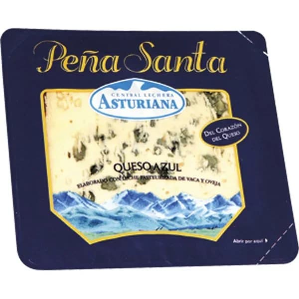 Queso azul Peña Santa CENTRAL LECHERA ASTURIANA, cuña 125 g - 0.12 kg - Imagen del producto en Findit