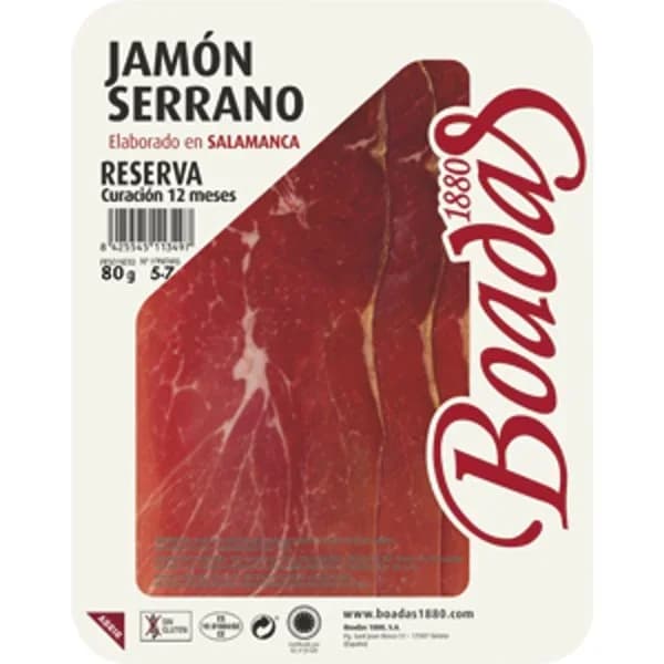 Jamón Serrano Reserva Salamanca - 1 ud - Imagen del producto en Findit