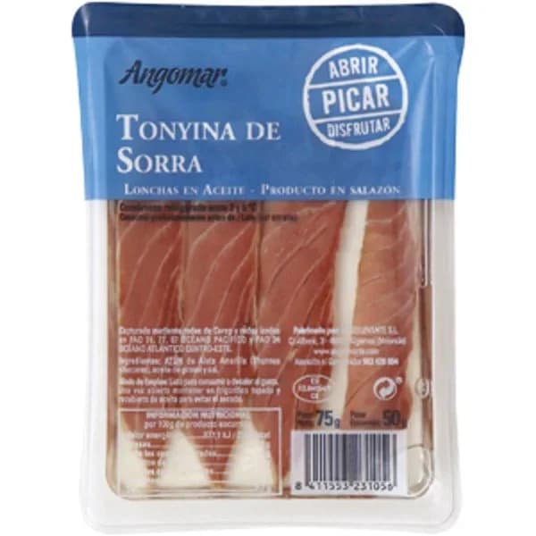 Tonyina de Sorra Lonchas en Aceite - 0.05 kg - Imagen del producto en Findit