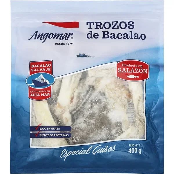Trozos de Bacalao Especial Guisos - 0.4 kg - Imagen del producto en Findit