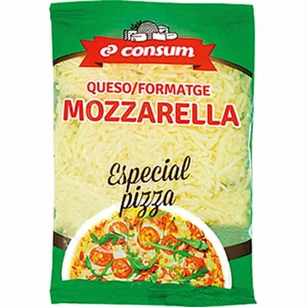 Mozzarella Rallada Especial Pizza - 0.2 kg - Imagen del producto en Findit