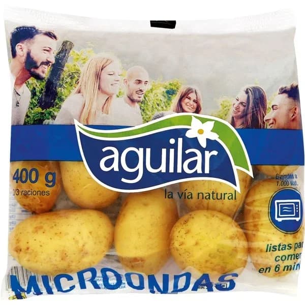 Patatas al Vapor Microondas - 0.4 kg - Imagen del producto en Findit