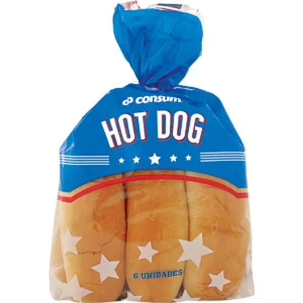 Pan Hot Dog 6 Unidades - 0.33 kg - Imagen del producto en Findit