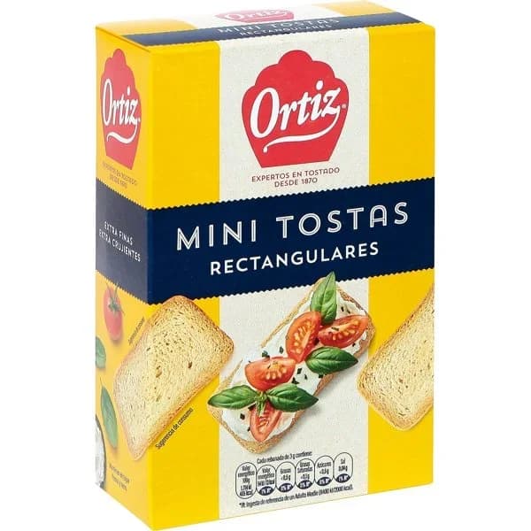 Mini Tostas Rectangulares - 0.1 kg - Imagen del producto en Findit