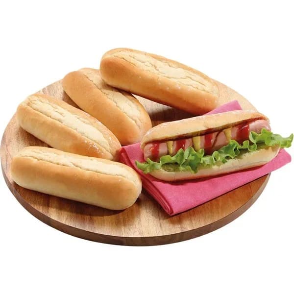 Pan Perritos Rústicos 4 Unidades - 0.22 kg - Imagen del producto en Findit