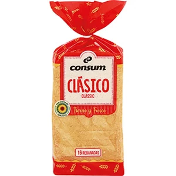 Pan de Molde Clasico 16 Rebanadas. - 0.46 kg - Imagen del producto en Findit